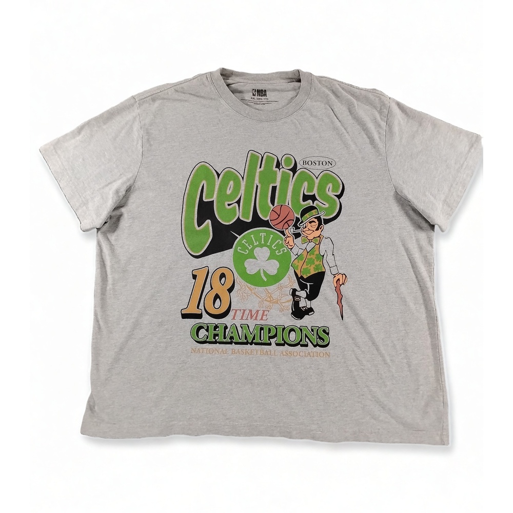 Streetwear Athleisure NBA Boston Celtics 18x Champions Graphic Tee XXL Cotton